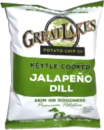 Great Lakes Potato Chip Co. Kettle Cooked Jalapeño Dill