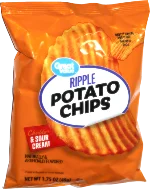 Great Value Ripple Potato Chips Cheddar & Sour Cream