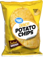 Great Value Crunchy Potato Chips Salted Original