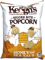 Keogh's Bigger Bite Popcorn Honey and Sea Salt