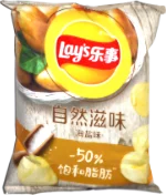 Lay's Natural Taste Sea Salt Flavor -50% Saturated Fat