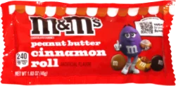 M&M's Peanut Butter Cinnamon Roll