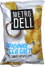 Metro Deli Original with Sea Salt Kettle Cooked Potato Chips