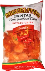 Miguelitos Papitas Como Hecho en Casa Fuego