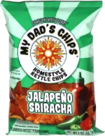 My Dad's Chips Homestyle Kettle Chips Jalapeño Sriracha