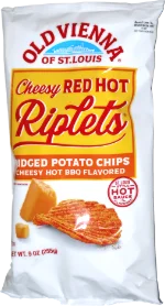 Old Vienna Red Hot Riplets Cheesy Hot BBQ Flavored