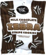 Milk Chocolate Flavored Zebra Stripe Cookies