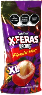 Sabritas Xferas Kacang Flamin' Hot Cacahuates XL