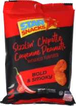 Star Snacks Sizzlin' Chipotle Cayenne Peanuts