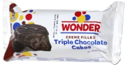 Wonder Creme Filled Triple Chocolate Cakes