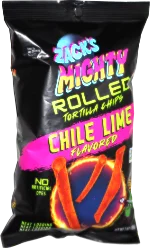 Zack's Mighty Rolled Tortilla Chips Chile Lime